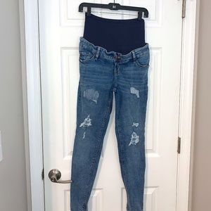 Old Navy Maternity Skinny Jeans, size 8 long